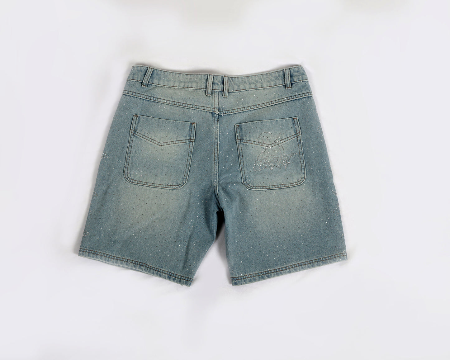 Rhinestones shorts (Blue) pre-orden