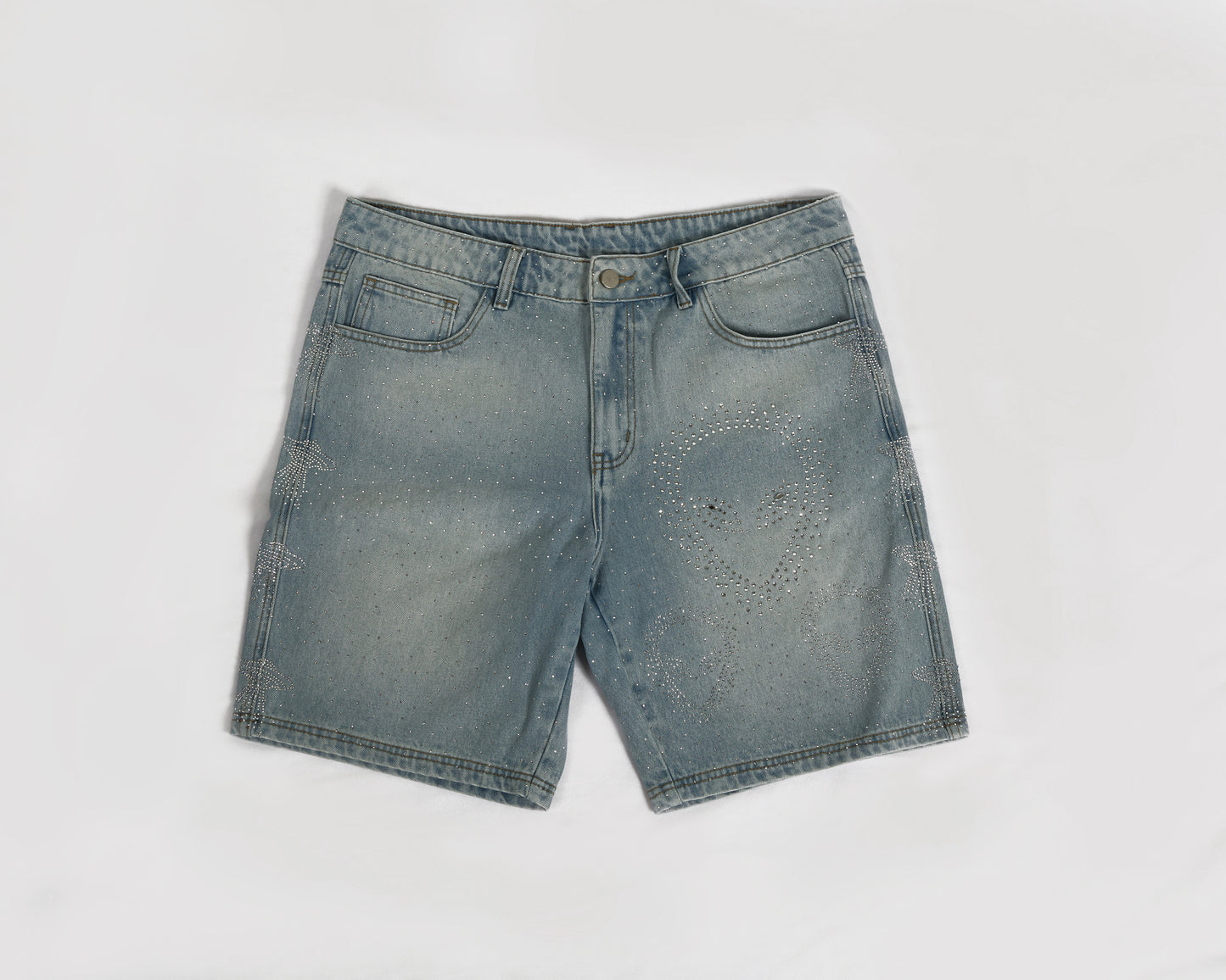 Rhinestones shorts (Blue) pre-orden